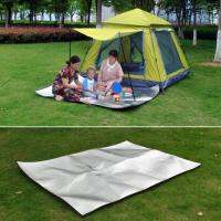 1 Set Camping Mat Heat Insulation Waterproof Thickened Damp-proof Aluminum Film Outdoor Folding Picnic Blanket Camping Supplies Sleeping Pads