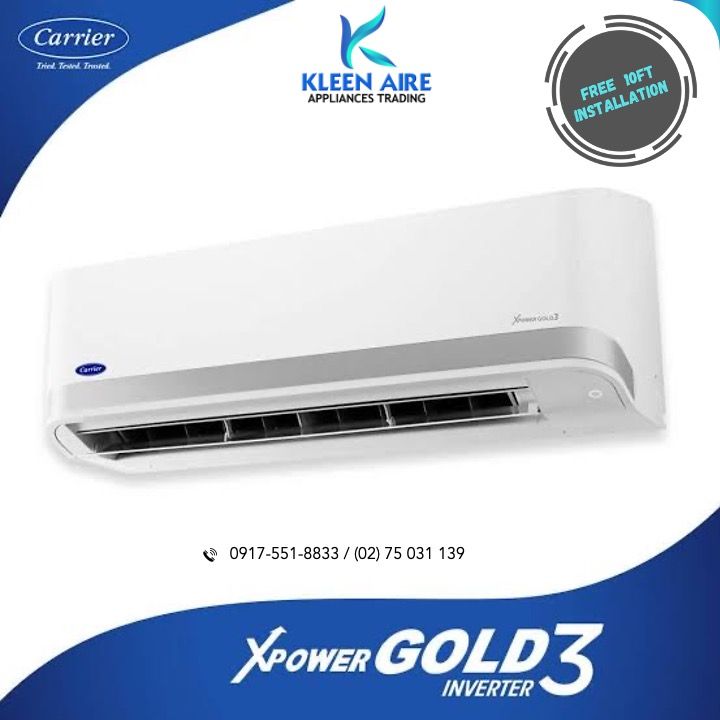 carrier xpower gold 3 1hp