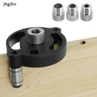 Jhgjhv Doweling Jig Kit อะลูมินัมอัลลอย Dowel เครื่องช่วยเจาะสำหรับสว่าน6/8/10Mm คู่มือสว่านแบบใช้มือถือศูนย์กลางตัวเองเจาะสำหรับงานไม้ Doweling Jig Kit ศูนย์กลางตัวเองคู่มือเจาะ