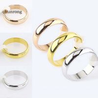 CHU❤Korean Fashion Uni Fine Polishing Dome Stainless Steel Finger Ring Wedding Jewelry