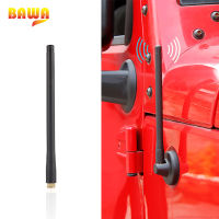 【Cw】BAWA Car Aerial Antenna Mast For Jeep Wrangler JK 2007-2018 19CM AM FM Radio Antennas for Jeep Wrangler JL 2018 ！