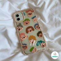 HF 3 In 1 Ins เคสโทรศัพท์การ์ตูนสำหรับ IPhone,เคส TPU นิ่มกันกระแทกแบบถอดออกได้เกรดทหารสำหรับ IPhone 7Plus 8Plus 11 X XS 12 13 Pro Max