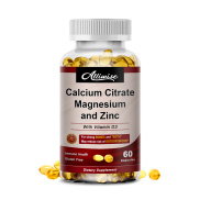 Calcium Magnesium Zinc Bổ sung Vitamin D3 Tăng cường sức mạnh Hỗ trợ sức