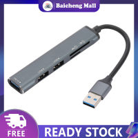 【เบอิก?】ตัวแยกตัวแปลงแบบหลายพอร์ตต่อขยาย USB ฮับ USB USB 1 USB 3.0 2.0 2 USB พร้อมการ์ดรีดเดอร์ SD TF สำหรับโน็คบุคตั้งโต๊ะชิ้น