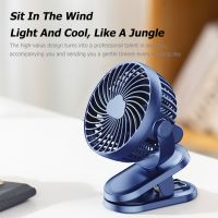 Portable Fan Adjustable Clip-on 3 Speeds Adjustable USB Rechargeable Fan USB Cooling Fan for Outdoor Travel for Bedroom Stroller