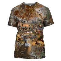 Xzx180305 new end interfacing womens streetwear top wild boar t-shirt mens jungle animal 3D 3D printing hunted reed camouflage