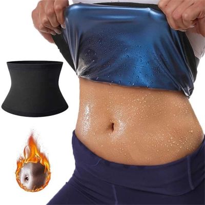 Breathable Sauna Slimming Sports Sweat Band / Waist Trainer Fat Burner Body Shaper Belt / Shaping Waist Exercise Sweat Belt For Weight Loss / Pregnant Postnatal Body Tummy Shaper Slimming Straps 5211059☒