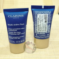 ฟื้นฟูผลัดเซลล์ผิวใหม่ ? Clarins Multi-Active Nuit Targets Fine Lines Revitalizing Night Cream 15 ml.ป้ายไทยของแท้ 100%