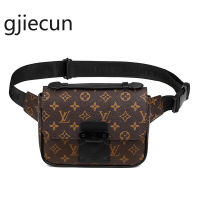 [เกรดสูงสุด] Printed Leather Waist Pack Chest Bag Camera Bags Unisex Multi Functional Mobile Phone Casual Bags