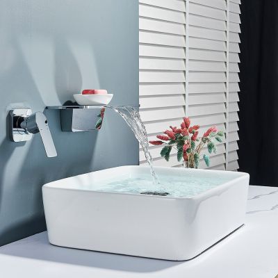 ก๊อกอ่างอาบน้ำแบบน้ำตกสีดำด้านมีที่จับสำหรับพวยอ่างน้ำร้อน & น้ำเย็นก๊อกผสมฝักบัวมือก๊อกอ่างอาบน้ำ (2023 F073918680)
