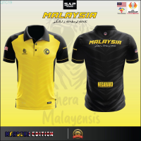 2023 The latest Malaysian Harmau Malaysia jersey MERDEKA EDITION microfiber mini eyelets - limited edition   (FREE NICK NAME LOGO) New polo shirt
