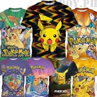 Pikachu Anime Kids T-shirt Summer Fashion Top Tees