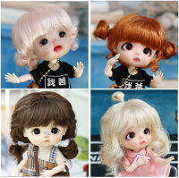 ใหม่18 BJD วิกผมสีชมพูโกลเด้น SD ตุ๊กตาวิกผมนุ่มน่ารักถักเปียผมเรียบยาวตรงผมตุ๊กตาพิเศษวิกผมหลายสีตัวเลือกวัตถุ