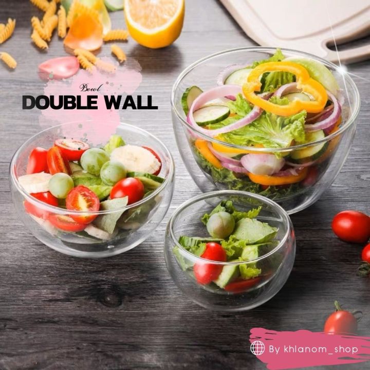 new-ถ้วย-ชาม-ชามแก้ว-สองชั้น-bowl-double-wall-glass-ขนาด-350-500ml-ชามแก้วสองชั้น-ถ้วยใส่อาหาร-ถ้วยแก้ว-2-ชั้น-ราคาถูก-พร้อมส่ง