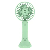 Mini Handheld Fan Portable 3 Speed Personal Fan Usb Rechargeable With Base 6-15 Hours Operated Outdoor Travel Standing Fan #4