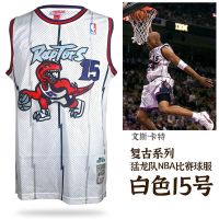 Retro NBA basketball jersey magic t-mac 1 76 iverson 3 raptors carter 15 embroidered vest