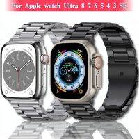 Apple Watch Metal Strap For Ultra 49mm 8 7 45mm 41mm Stainless Steel Watchband Bracelet For iwatch 6 5 4 3 SE 44mm 40mm 42mm38mm Straps