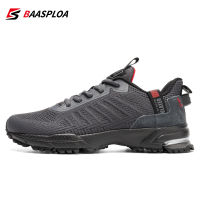 Baasploa Professional Running Shoes For Men Lightweight Mens Designer Mesh Sneakers Lace-Up Male Outdoor Sports Tennis Shoe