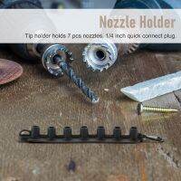 Pressure Washer Nozzle Holder, Holds 7 Nozzle Tips with 1/4 Inch Quick Connect(Without Nozzles )