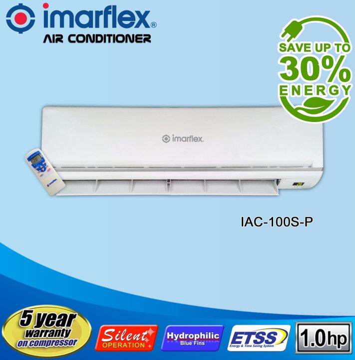Imarflex IAC100S P 1.0 HP Split Type Air Conditioner (White) with