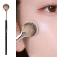 1pcs Loose Powder Brush Highlighter Contouring Brush Large Fan Professional Makeup Brushes For Blush Beauty Makeup Tools