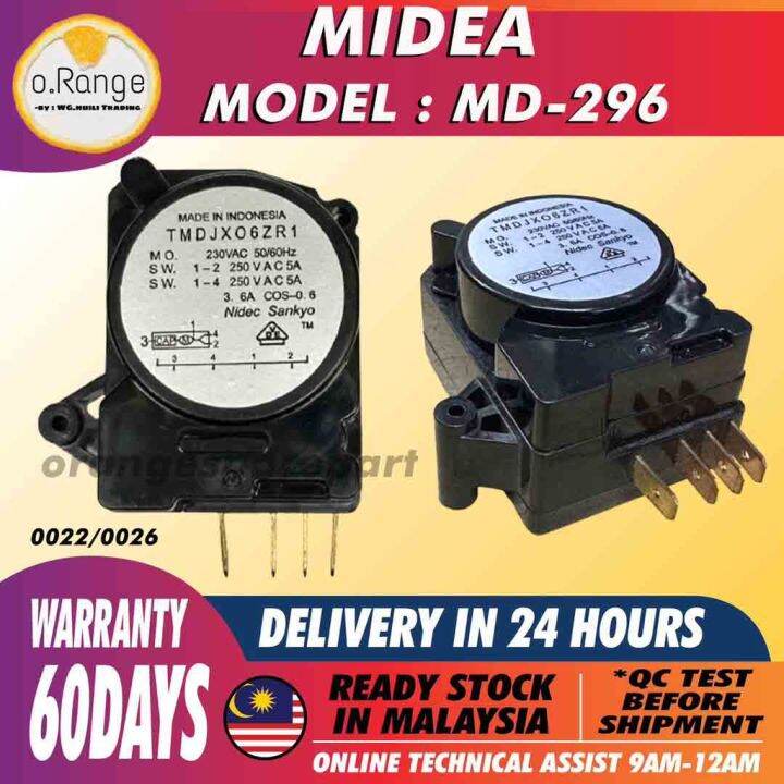 MD296 MIDEA REFRIGERATOR DEFROST TIMER REFRIGERATOR TIMER /TIMER PETI