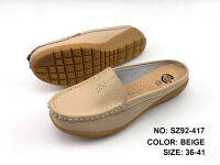 CSB รองเท้าหนังวัว SZ92-417 รองเท้าแฟชั่น รองเท้าใส่สบาย รองเท้าเปิดส้น