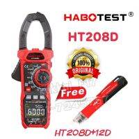 โปรโมชั่น++ HABOTEST HT208D+12D แคลมป์มิเตอร์ดิจิตอล Digital Clamp Meter เครื่องวัดแรงดันไฟฟ้า AC / DC วัดกระเเส(A)ได้ทั้งAC(1000A) ราคาถูก เครื่องวัดไฟฟ้า เครื่องวัดกระแสไฟฟ้า ไฟฟ้า  เครื่องมือช่าง