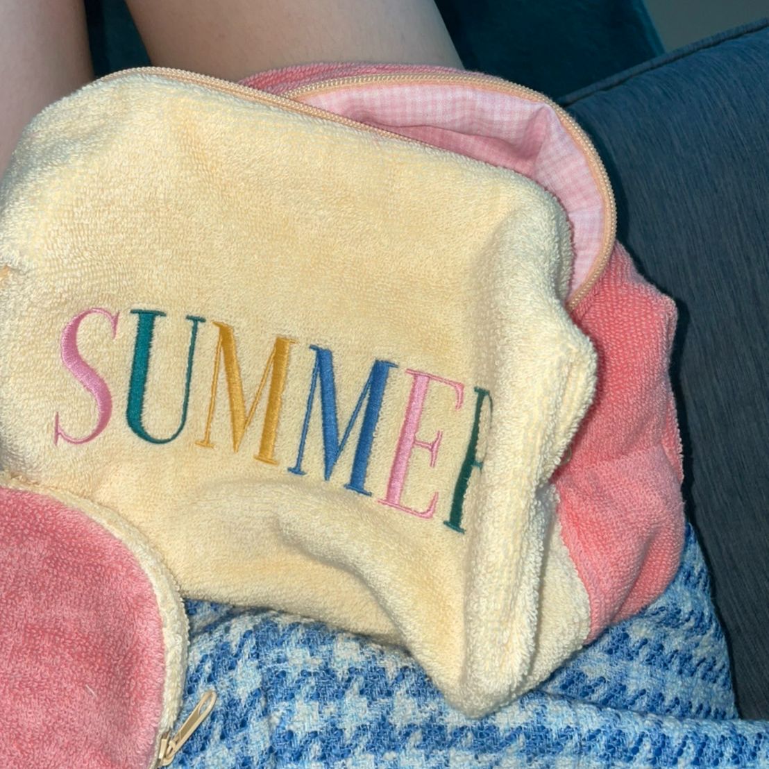 แนะนำ Summer Shade Pink Toiletry Bag - The Summer Project / กระเป๋าใส่ของ
