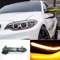 Black LED Dynamic Turn Signal Light Side Mirror Flashing Light for BMW 1 2 3 4 X1 M Series F20 F30 F31 F32 F33 F34 F36 E84 i3