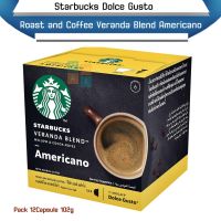 Starbucks Dolce Gusto Roast and Coffee Veranda Blend Americano 12Capsules 102g.