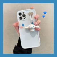 Sanrio Cinnamoroll เคสสำหรับไอโฟน,เคสโทรศัพท์ Qiqi Max Mini XR XS MAX Max 8X7 SE ป้องกันตกนิ่ม Y2k ฝาหลังเด็กผู้หญิง