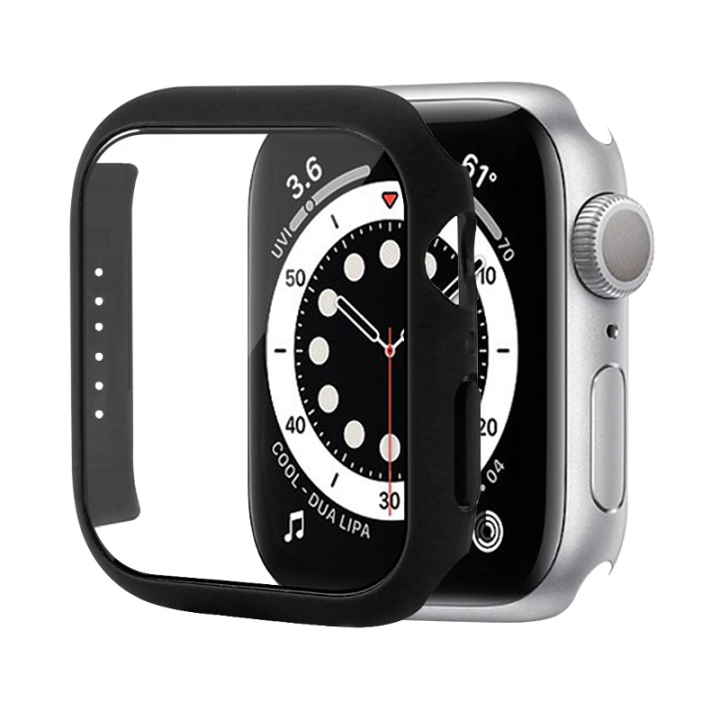 เคสสำหรับ-apple-watch-กระจกเทมเปอร์กรอบกันชนป้องกันจอฟิล์ม8-7-6-se-5-3-2-1สำหรับ-i-watch-series-8-7-6-5-4-42-44-45มม