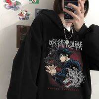 [Qinqin clothing]เสื้อฮู้ดผู้ชาย39อะนิเมะญี่ปุ่น Jujutsu Kaisen Hoodie Yuji Itadori การ์ตูนเสื้อท็อปส์ Kawaii Gojo Satoru กราฟิกสตรีท