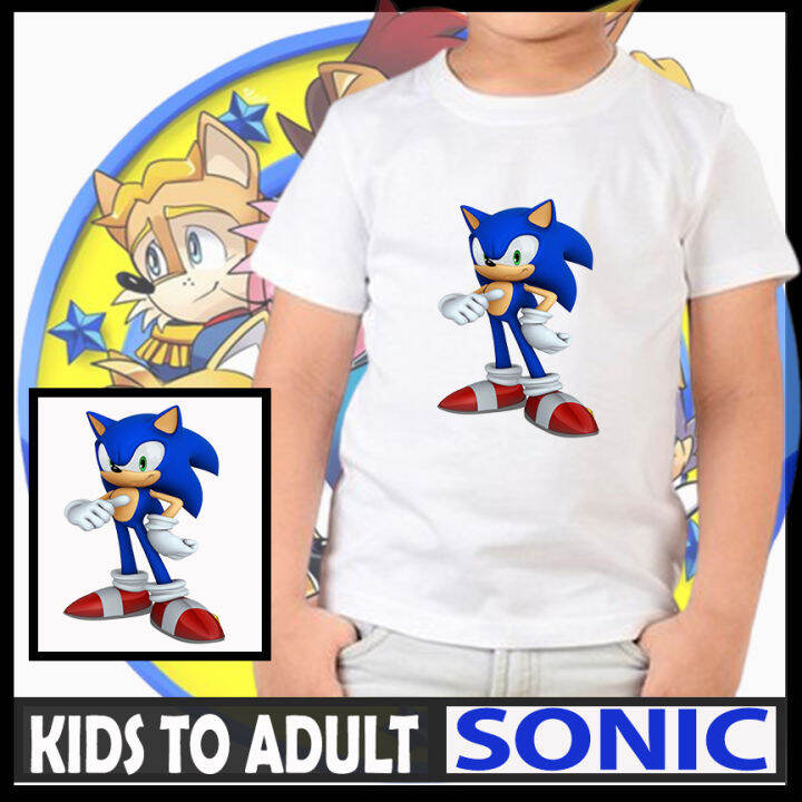 Sonic the Hedgehog Trendy Graphic Tees for Kids | Lazada PH