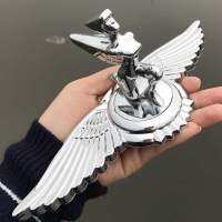 Chrome Metal Nymph Wing Goddess Eagle Car Hood Ornament Emblems Badge Sticker