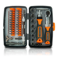 38pcs Sleeve Screwdriver Set Ratchet Wrench Socket Spanner Drill Combination Kits for Car Bike Rapid Repair Tools