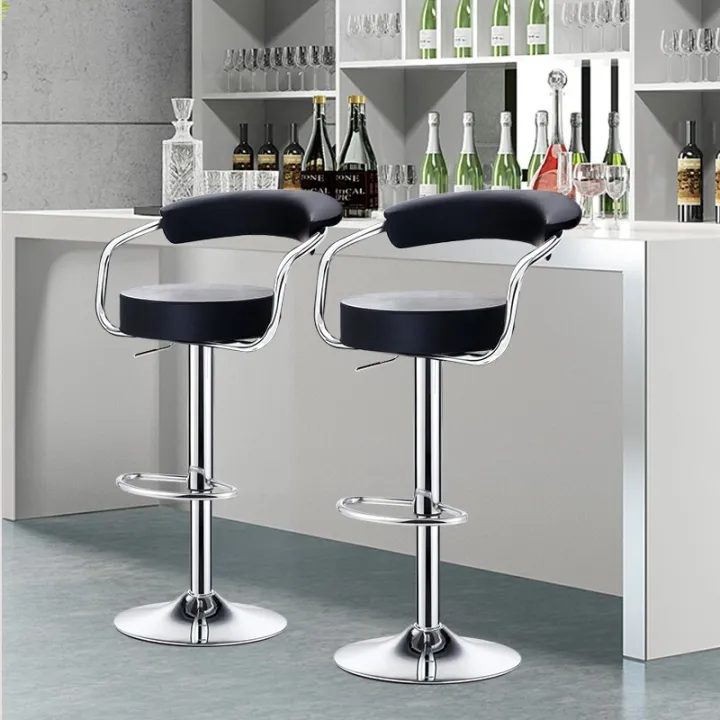 bar chair high bar Stool with Back Swivel Height Adjustable Chair Bar
