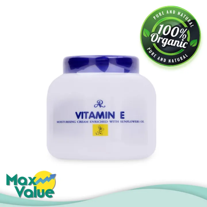 Maxvalue 100 Authentic AR Vitamin E Moisturizing Cream Enriched with