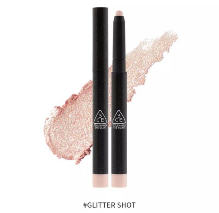 3ce-eye-glint-อายแชโดว์-0-9g-soft-dress-glitter-shot-inside-show-honey-dew-moon-pie