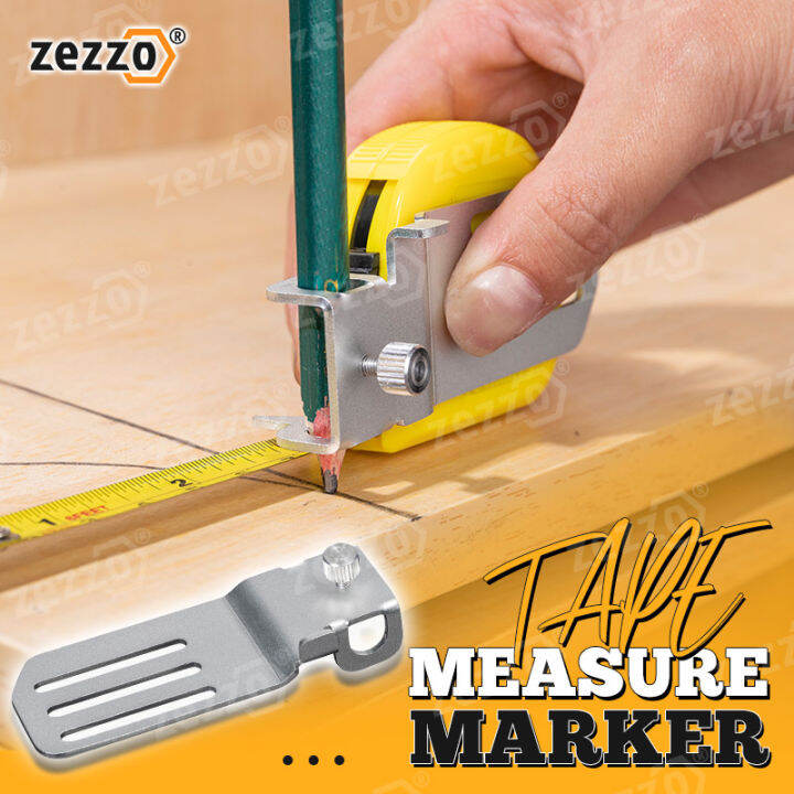 Zezzo® Tape Measure Locator Measuring Tape Clip Profile Scribing Locator Edge Fringe Positioning