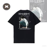 YT Death Note - L·Lawliet T-shirt Short Sleeve Unisex Tops Causal Anime Loose Graphic Tee Shirt Plus Size TY