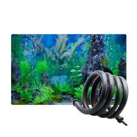 Aquarium Air Stone Bubble Bar Wall Curtain Tube Hose Fish Tank Pump Hydroponic Oxygen Diffuser Tube 30cm 120cm