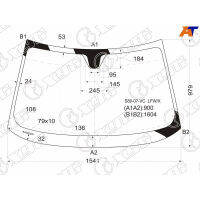 กระจกหน้ารถสำหรับ Volvo XC70 Restyling (2013-2016) Xyg S80-07-vc Lfwx