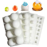 ELEGANT 20 Types Spherical-Shaped Dessert Mousse Molds 3d Silicone Cake Mold Muffin Pan Baking Tools For Cakes Decorating Supplies