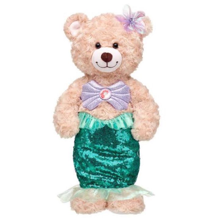 pre-order-ชุดตุ๊กตาเจ้าหญิงแอเรียล-ariel-princess-บิ้วอะแบร์-build-a-bear-workshop-สินค้าใหม่นำเข้าจากอเมริกา