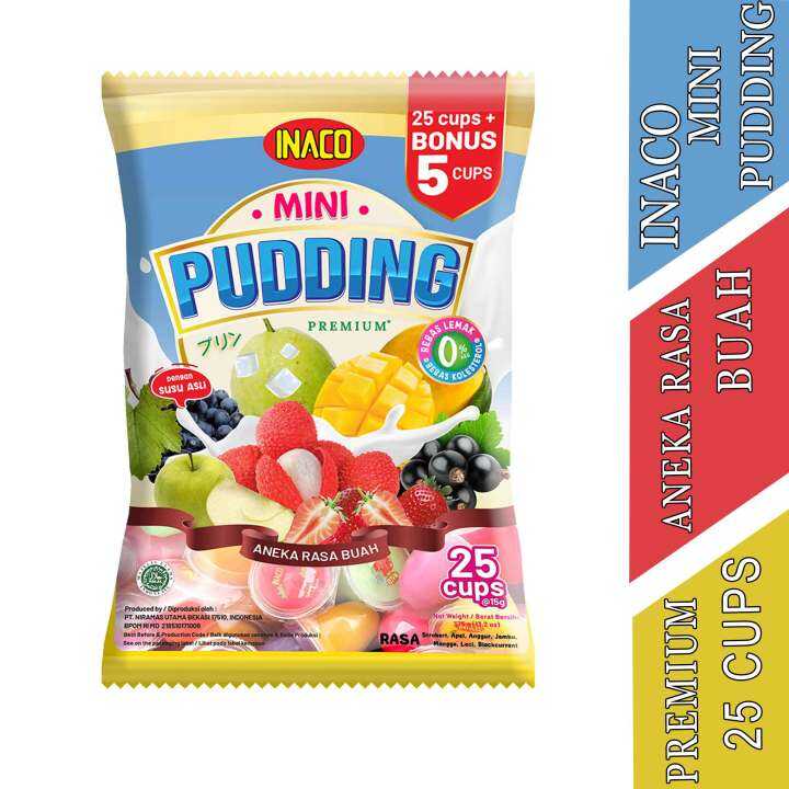 Jelly Nata De Coco Inaco Mini Jelly Aneka Rasa Pudding Buah Isi
