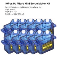 10Pcs SG90 9g Micro Mini Servo Motor Horns for RC 250 450 Helicopter Airplane RC Robot Arm Helicopter Foamy Airplane Car Boat