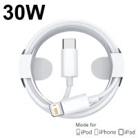 Original 30W PD Fast Charging USB Type C to Lightning Cable For Apple iPhone 14 13 12 11 Charge Data Wire Cord Phone Accessories Cables  Converters