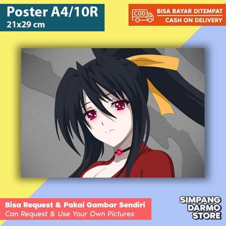 Poster High School Dxd Anime Terbaru Tersedia Berbagai Ukuran A4 A3